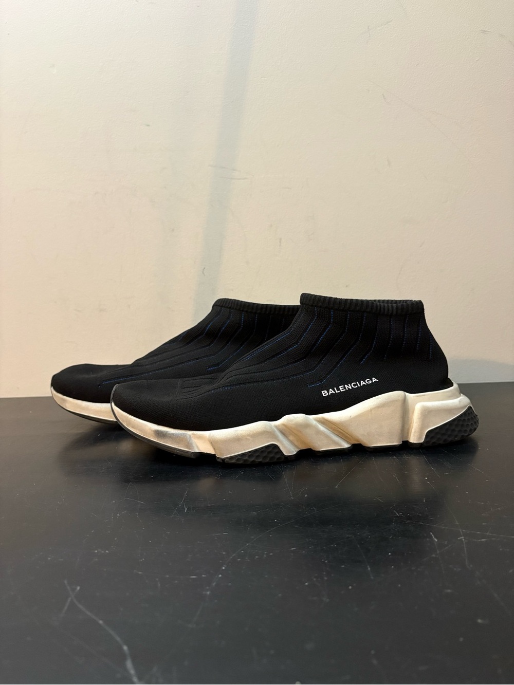Balenciaga Speed Trainer Low Black White